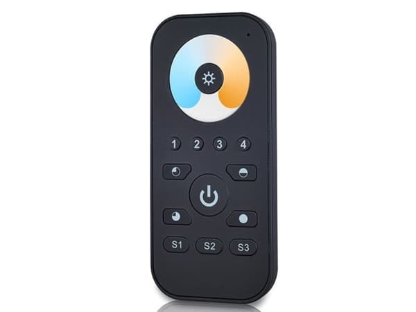 Synergy 21 LED Controller EOS 05 håndsender dual 2 dual hvit CCT Sort