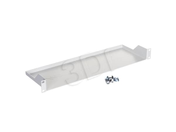 Triton - Rack-hylle - RAL 7035 - 1U - 19"