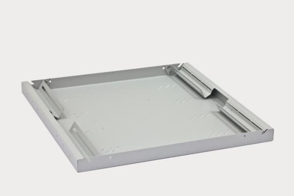 Triton 19zbh hylle 150mm frontmontering lys grå