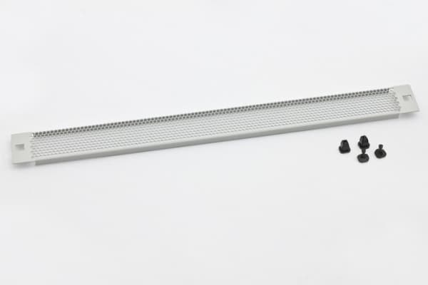 Triton 19" perforated blinding panel 2U, Gräddfärgad, Grå, 2U, 48,3 cm (19")