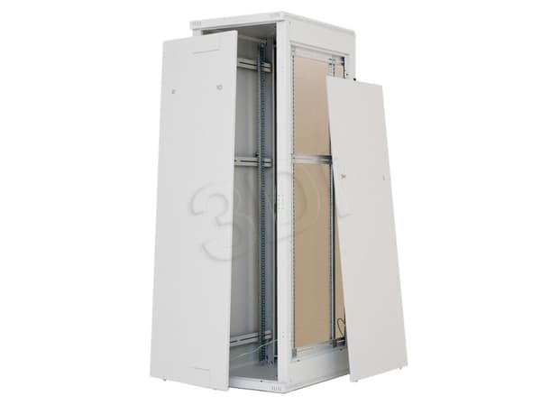 Triton Delta S, Frittstående hylle, 18U, 300 kg, 50,5 kg, Grå