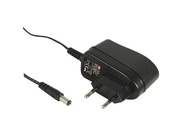MEAN WELL GSM06E09-P1J, 90 - 264 V, 6 W, 9 V, 0,66 A, RoHS, 66 mm
