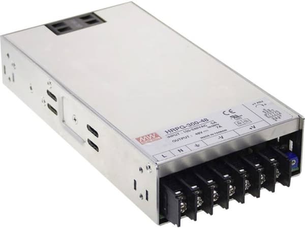MEAN WELL HRP-300-15, 330 W, 85 - 264 V, 47 - 63 Hz, 3.5/115VC, 1.8/230VC, Aktiivinen, 16 ms