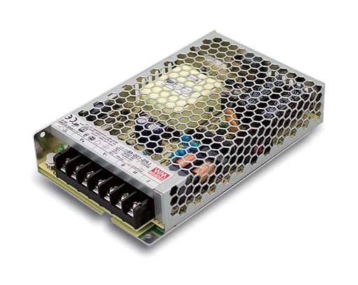 MEAN WELL LRS-150-12, 150 W, 85 - 132 V, 47 - 63 Hz, 3/115VC, 1.7/230VC, 40 ms, 87,5%