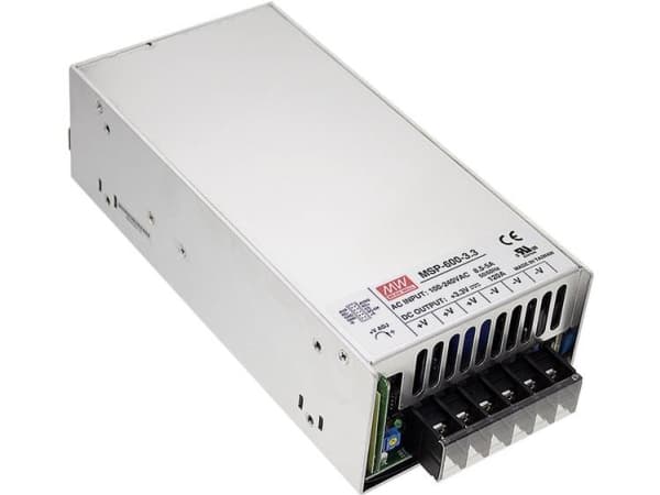 MEAN WELL MSP-600-12, 90 - 264 V, 600 W, 12 V, 53 A, RoHS, 105 mm