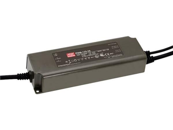 Mean Well PWM-120 series PWM-120-24 - Strømadapter - AC 115/230 V - 120 watt - aktiv PFC