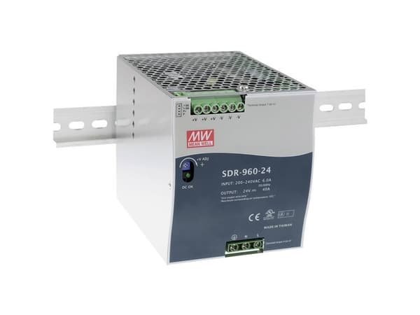 MEAN WELL Stromversorgung, 960 W, 180 - 264 V, 1248 W, 47 - 63 Hz, Aktiivinen, 14 ms