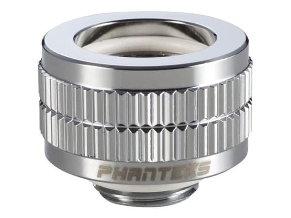Phanteks Glacier 16mm Hard Tube Fitting G1/4 - Armatur for væskekjølesystem - speilkrom