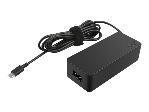 Lenovo 65W Standard AC Adapter (USB Type-C) - Strömadapter - AC 100-240 V - 65 Watt - Danmark - CRU