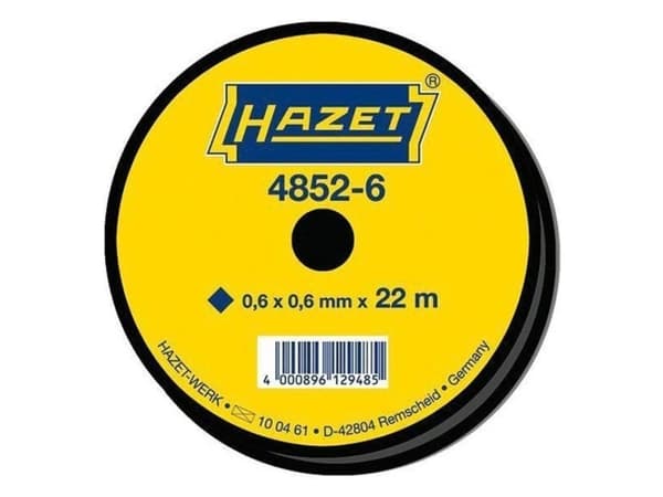 HAZET 4852-6, Kobber, 0,6 mm, 22 m, Tyskland