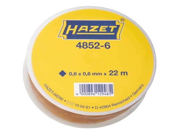 HAZET 4852-6, Kobber, 0,6 mm, 22 m, Tyskland