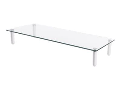 Digitus - Stativ - for Skjerm - plastikk, aluminium, herdet glass - skjermstørrelse: 13"-32" - skrivebordsstativ Gjennomsiktig