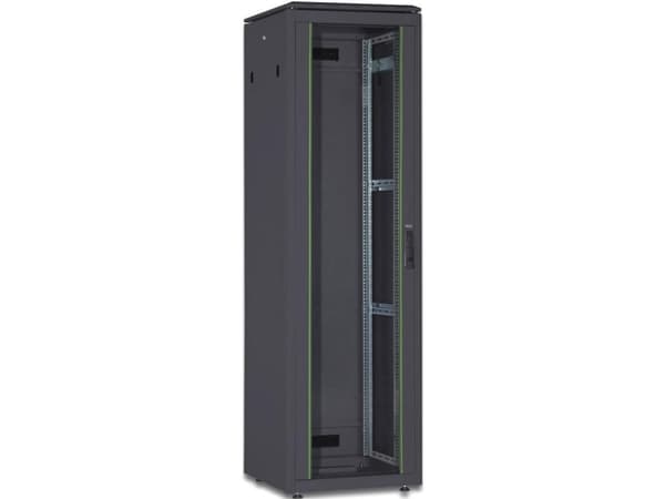 DIGITUS Professional Unique DN-19 32U-6/6-B-1 - Rack skap - svart, RAL 9005 - 32U - 19"