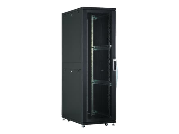 DIGITUS Professional Unique DN-19 42U-6/6-B-1 - Rack skåp - svart, RAL 9005 - 42U - 19"