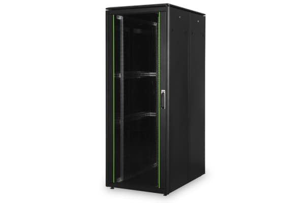 Digitus Unique DN-19 42U-8/12-1B - Rack skåp - svart, RAL 9005 - 42U - 19"