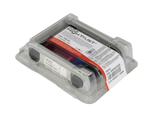 Evolis High Trust 1/2 YMCKOKO Ribbon - YMCKO - utskriftsbånd (farge, halvpanel) - for Evolis Primacy, Zenius