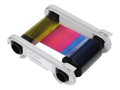Evolis High Trust 1/2 YMCKOKO Ribbon - YMCKO - utskriftsbånd (farge, halvpanel) - for Evolis Primacy, Zenius