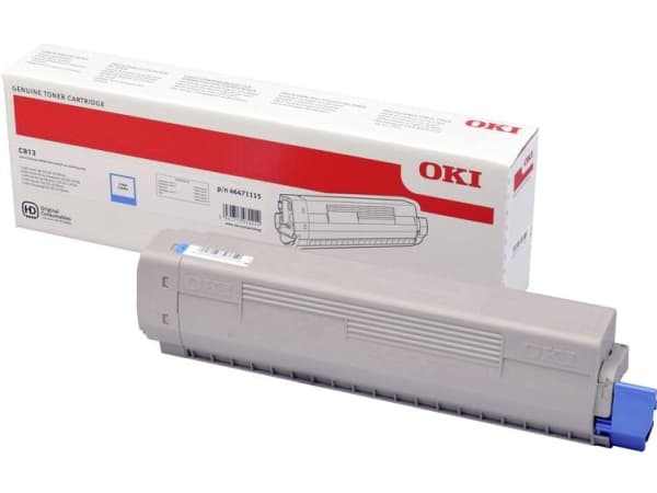 OKI - Cyan - original - tonerpatron - for C813n