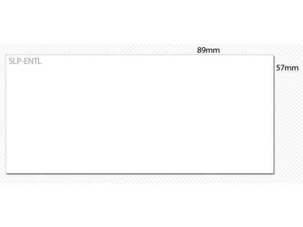 Seiko Instruments SLP-ENTL - Hvit - 57 x 89 mm - 140 g/m² - 250 etikett(er) etiketter til navneplater - for Smart Label Printer 200, 220, 240, 420, 4
