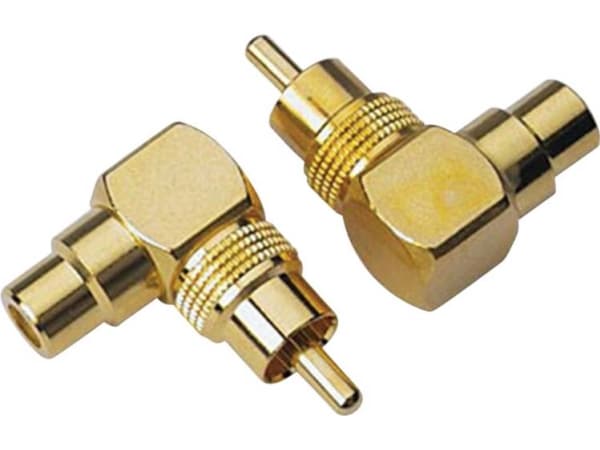 Sinuslive CWS Phono Angle Adapter [1x RCA pistoke - 1x RCA liitin]