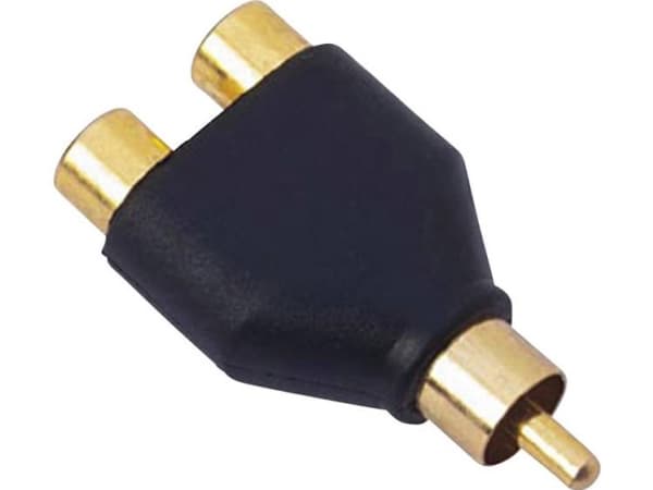 Sinuslive Y1M Phono-adapter [1x Cinch-stik - 2x Cinch-kobling]