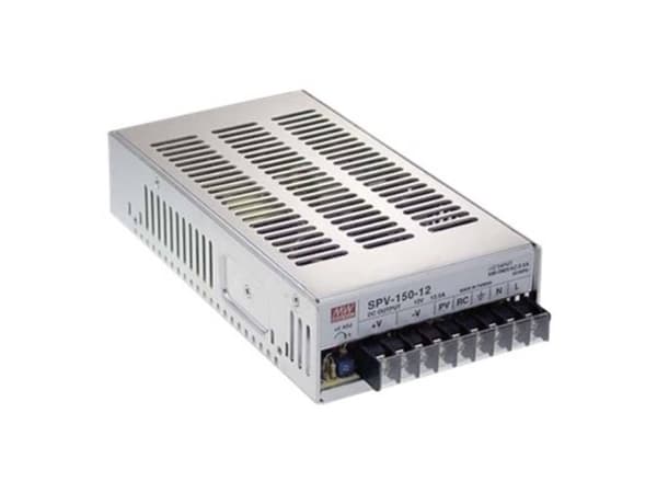 MEAN WELL SPV-150-48, 150 W, 88 - 264 V, 47 - 63 Hz, 2.5/115VC, 1.25/230VC, Aktiv, 16 ms