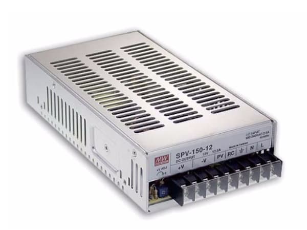 MEAN WELL SPV-150-48, 150 W, 88 - 264 V, 47 - 63 Hz, 2.5/115VC, 1.25/230VC, Aktiv, 16 ms