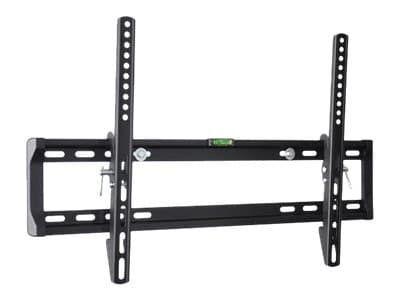 libox OSLO - Konsol - för LCD-TV - stål - svart - skärmstorlek: 32"-65" - monteringsgränssnitt: 600 x 400 mm - väggmonterbar Svart