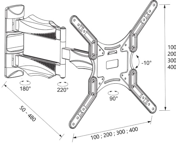 Libox väggfäste LB-220 23'' - 55''