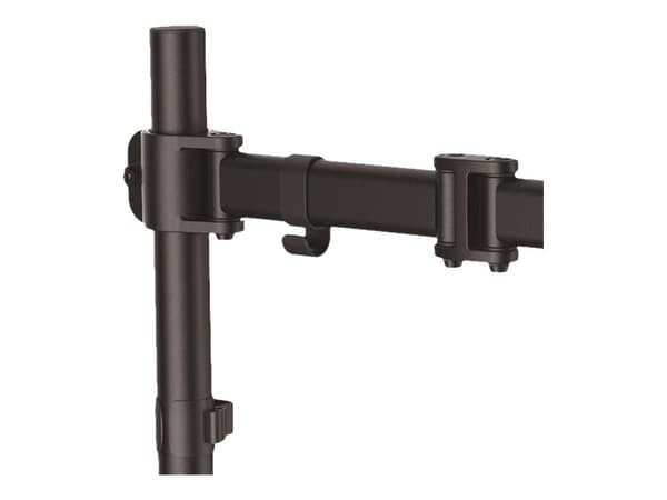 StarTech.com Desk Mount Monitor Arm for up to 34" VESA Compatible Displays, Articulating Pole Mount with Single Monitor Arm, Ergonomic Height Adjusta