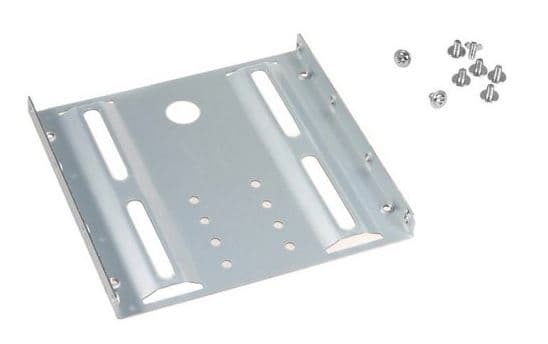Maclean MC-655 - Uttagbar harddiskramme - fra 3,5" til 2,5" - sølv