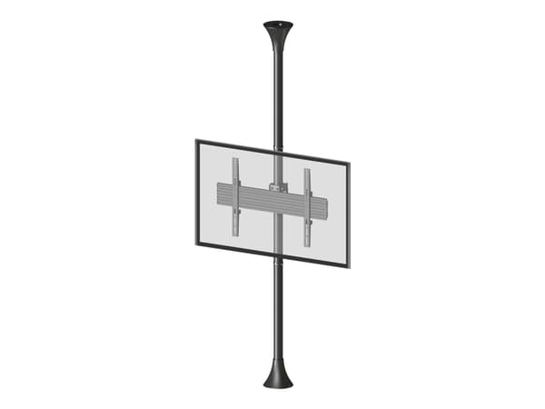 Multibrackets M Pro Single Side MBFC1U - Monteringssats (klämfäste för stång, stångslut, VESA monteringsfäste, intern stångkoppling, 2 förlängningsrö