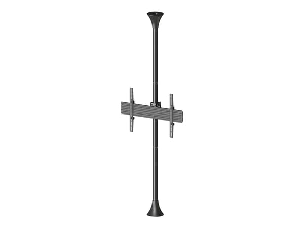 Multibrackets M Pro Single Side MBFC1U - Monteringssats (klämfäste för stång, stångslut, VESA monteringsfäste, intern stångkoppling, 2 förlängningsrö Svart