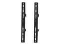 Miniatyrbilde 1 av 5: Multibrackets M Pro Series - Monteringssett (2 faste armer) - stål - svart - skinnemontering