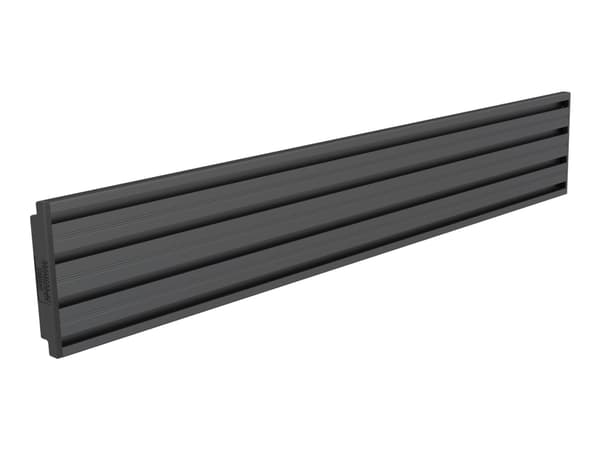 Multibrackets PRO Single AL rail - Monteringskomponent (monteringsskinne) - for videovegg - aluminium - svart