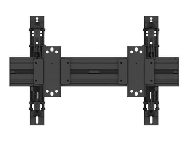 Multibrackets M Wallmount Pro MBW1U Micro-Adjustable - Konsol - för LCD-display - aluminium, stål - svart - skärmstorlek: 40"-65" - väggmonterbar