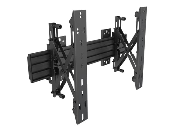 Multibrackets M Wallmount Pro MBW1U Micro-Adjustable - Konsol - för LCD-display - aluminium, stål - svart - skärmstorlek: 40"-65" - väggmonterbar