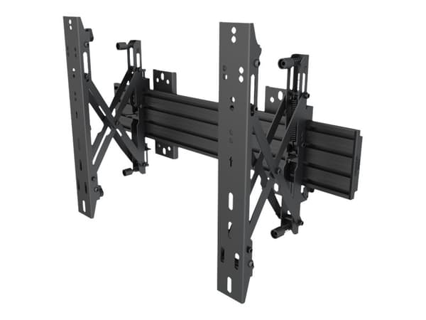 Multibrackets M Wallmount Pro MBW1U Micro-Adjustable - Konsol - för LCD-display - aluminium, stål - svart - skärmstorlek: 40"-65" - väggmonterbar Svart