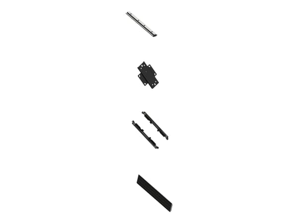 Multibrackets M Wallmount Pro MBW2U - Monteringssett (2 veggplater, veggskinner, 4 justerbare monteringsarmer) - for 2 LCD-skjermer - aluminium, stål