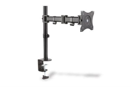 DIGITUS DA-90361 - Monteringssats (vridbar arm, bordsfäste) - för LCD-display - svart - skärmstorlek: 15"-27" - disk-monteringsbar