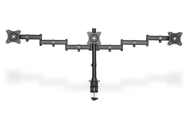 DIGITUS DA-90362 - Monteringssett (skrivebordsklemmemontering, 2 leddarmer) - for 3 skjermer - svart - skjermstørrelse: 15"-27"