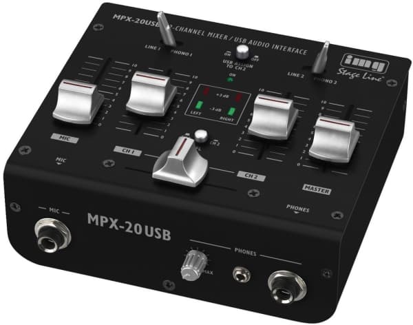 IMG Stage Line MPX-20USB, 3 kanaler, Svart