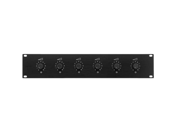 Monacor ATT-1950, Käännettävä äänenvoimakkuuden säätö, Musta, 300 W, 484 x 77 x 88 mm, 1,6 kg