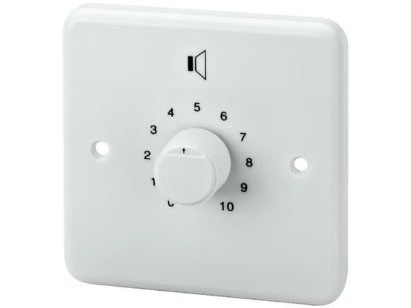 Monacor ATT-2100/WS, Rotasjonsvolumkontroll, Hvit, 100 W, 85 x 71 x 85 mm, 210 g