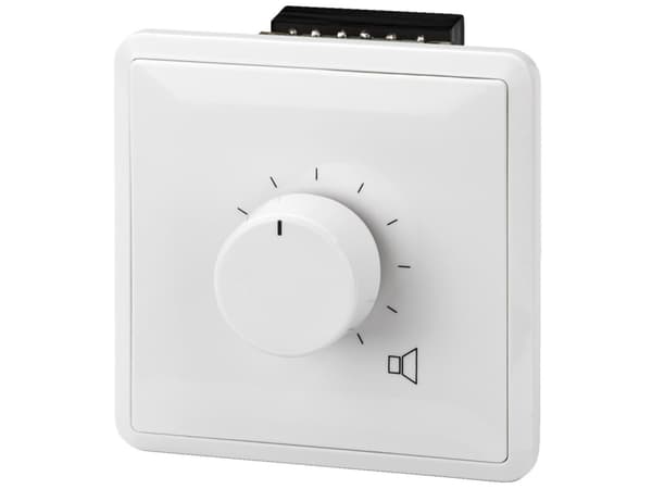 Monacor ATT-325ST, Käännettävä äänenvoimakkuuden säätö, Seinään asennettava, Valkoinen, Muovi, 20 - 20000 Hz, 4 O