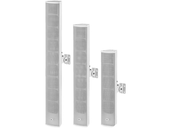 Monacor ETS-432TW/WS, 2-veis, Hvit, Aluminium, 30 W, 93 dB, 120 - 20000 Hz