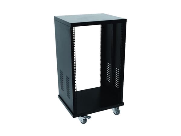 Omnitronic SR-19 19 tommers rack 16 U Stål inkl. hjul