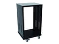 Miniatyrbilde 3 av 3: Omnitronic SR-19 19 tommers rack 24 U Stål inkl. hjul