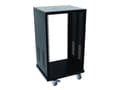 Miniatyrbilde 2 av 3: Omnitronic SR-19 19 tommers rack 24 U Stål inkl. hjul