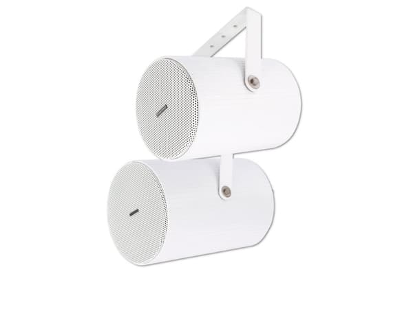 Omnitronic 80710368, Koblet med ledninger (ikke trådløs), 20 W, 110 - 15000 Hz, Hvit